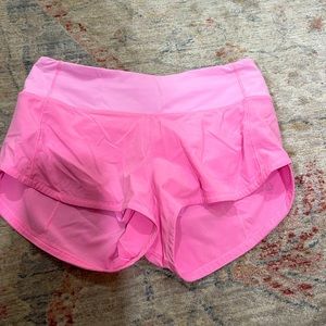 lululemon 2.5in speed up shorts